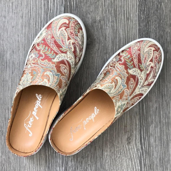 Free People Shoes - Free people paisley slides